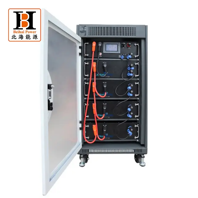 Cabinet-type high-voltage backup power solar power generation and energy storage lithium iron phosphate batteries