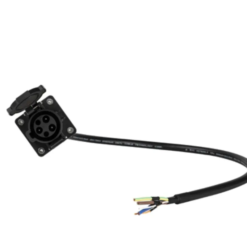 16A 32A SAE J1772 Inlets Socket 240V Type 1 AC EV Charging Socket for Electric Car Charger