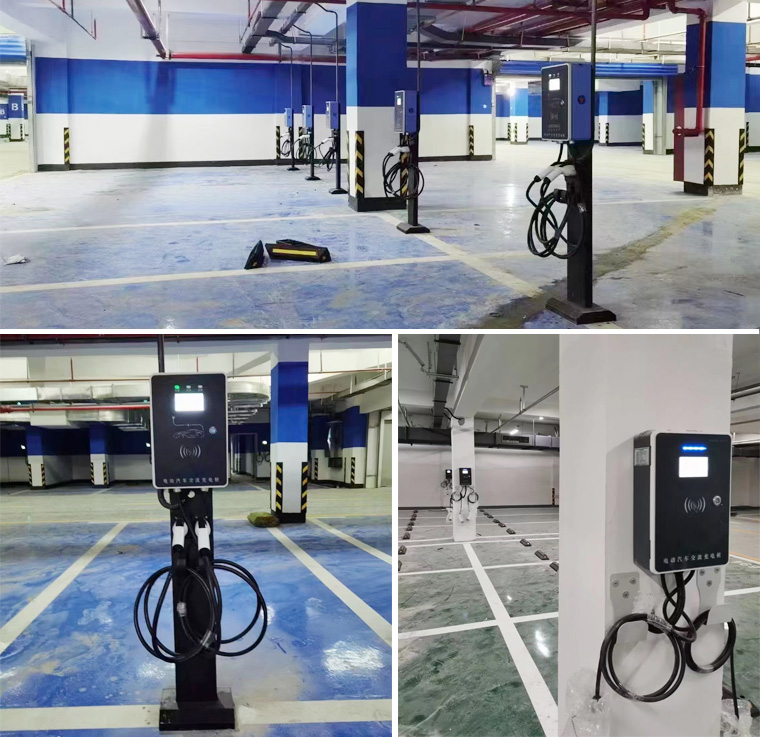7KW AC Dual Port (wall-mounted and floor-mounted) Charging Post