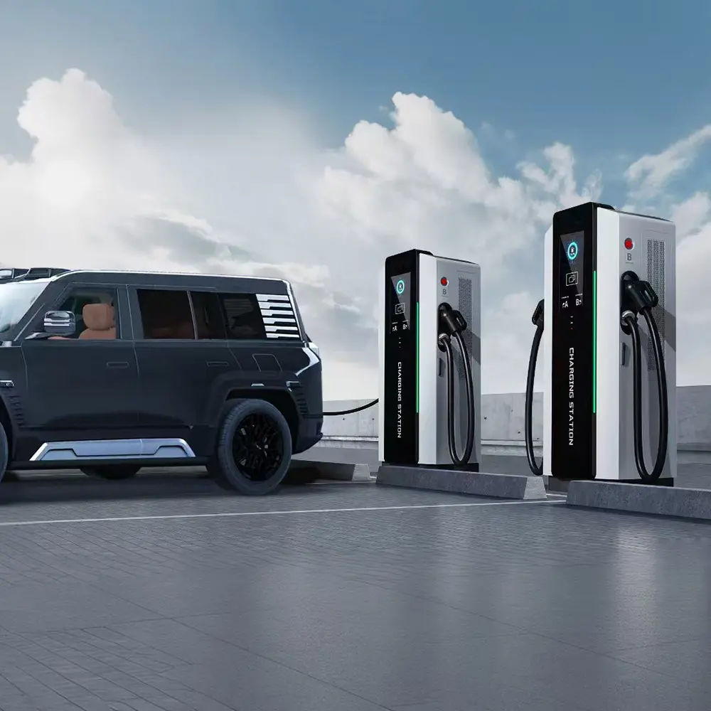 Single Charge Plug EV Car Charger 120KW CCS1 CCS2 GB/T Electric Vehicle DC Fast Charging Stations With One Charging Socket