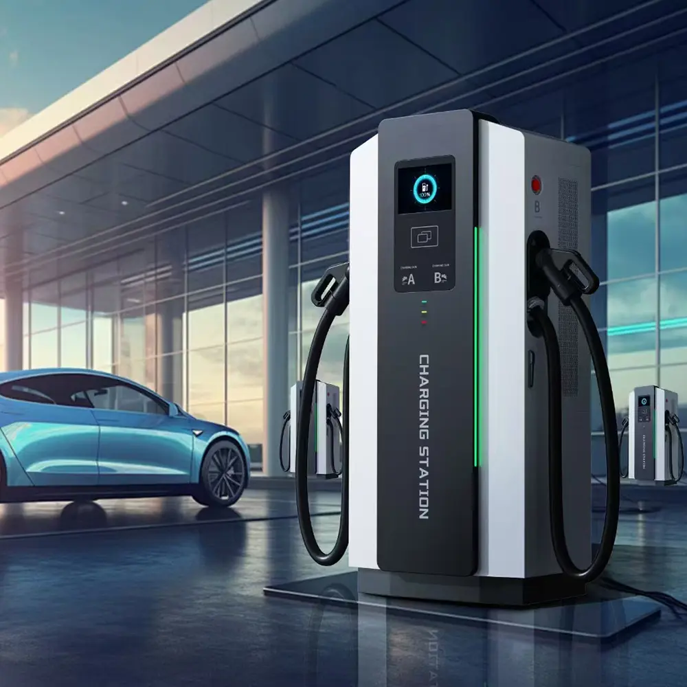 Commercial DC All-in-One Charging 180KW Electric Vehicle Charging Station level 2 CCS 2 Floor-Mounted Fast EV Charger