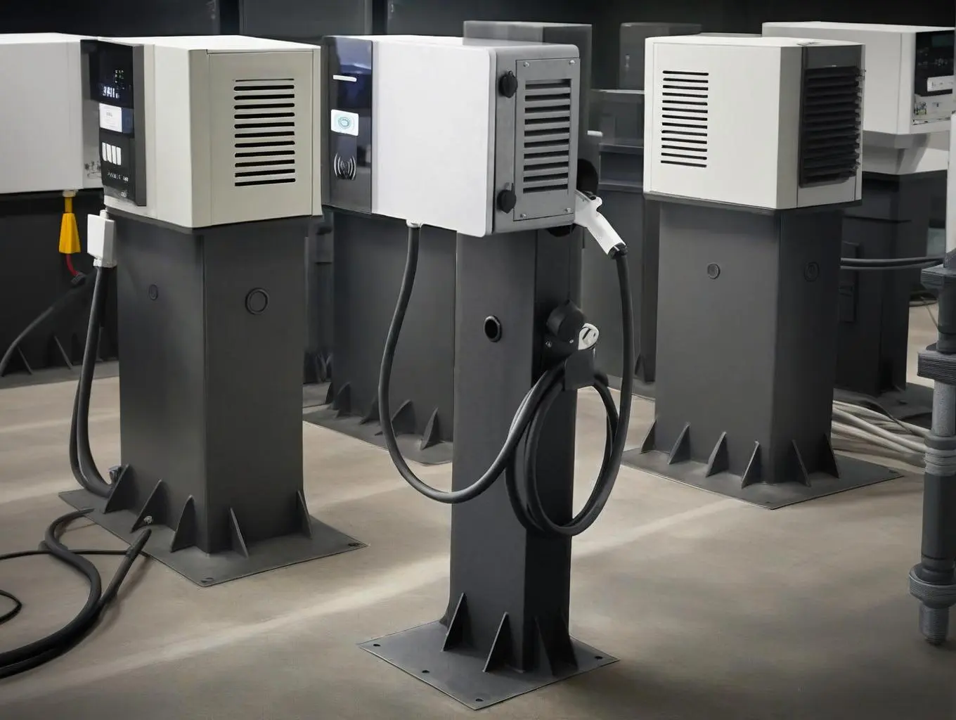 30KW 40KW Floor-mounted DC Fast Charging Stations CCS1 CCS2 GB/T DC Electric Car Charger for Home Charging