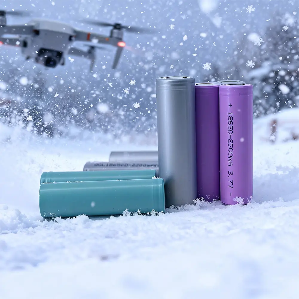 18500 Ultra-Low Temperature Cylindrical Battery 3.7V 2500mAh Cryogenic Lithium Battery Supports -80-50 Degrees Battery Pack