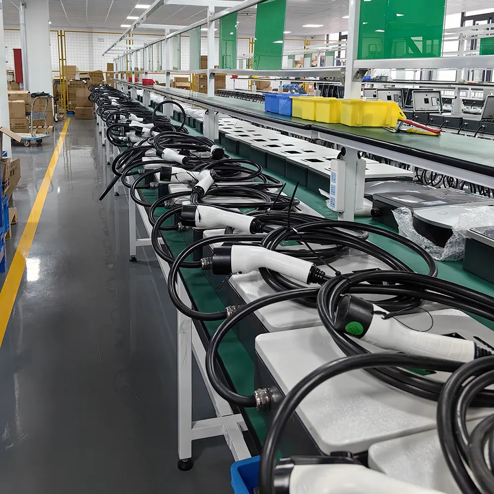 7KW GB/T 18487 AC Charger 32A 220V Floor-mounted EV Charging Station