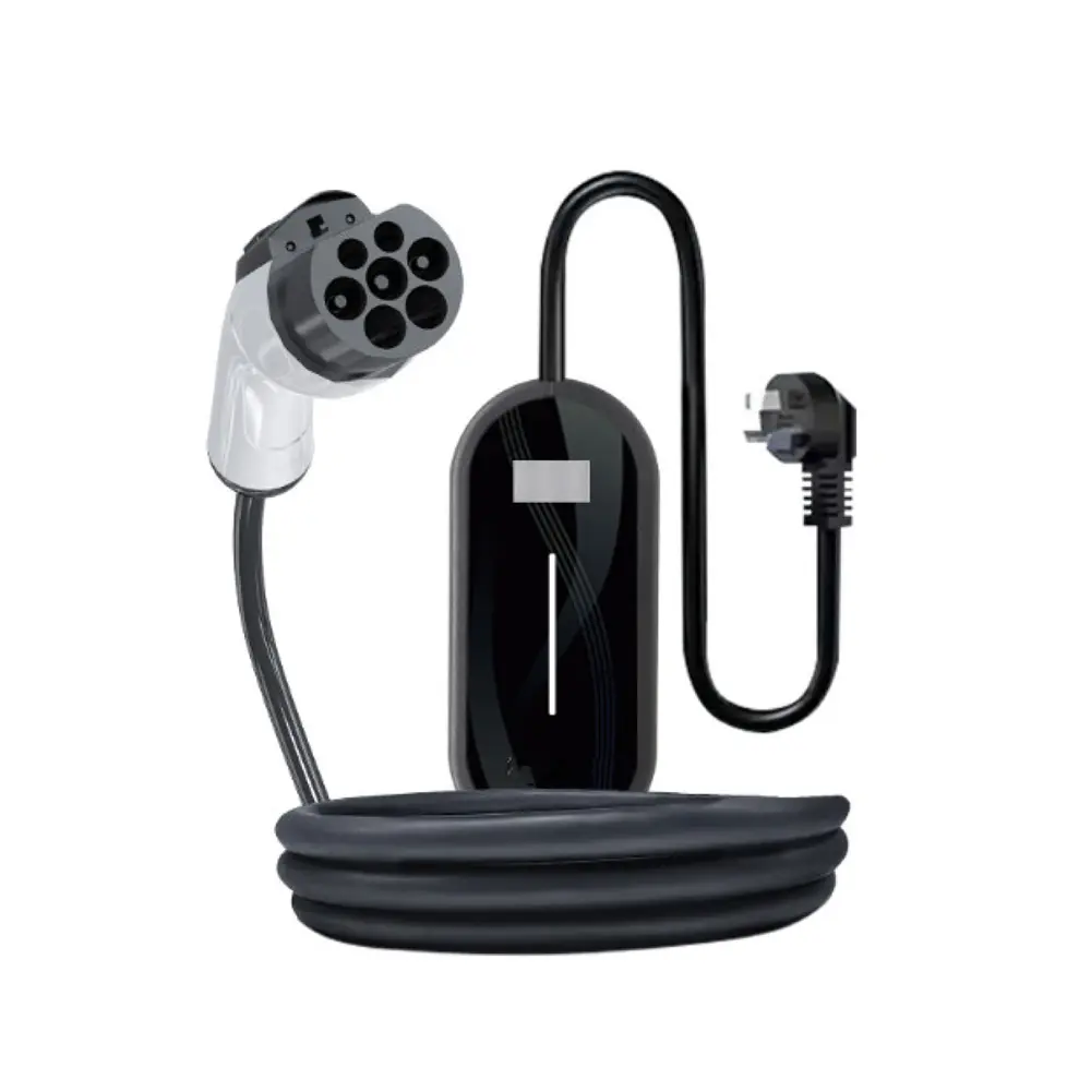 16A Type 2 Electric Vehicle Charging Station AC Electric Car Charger 7KW Home Use Portable EV Charger