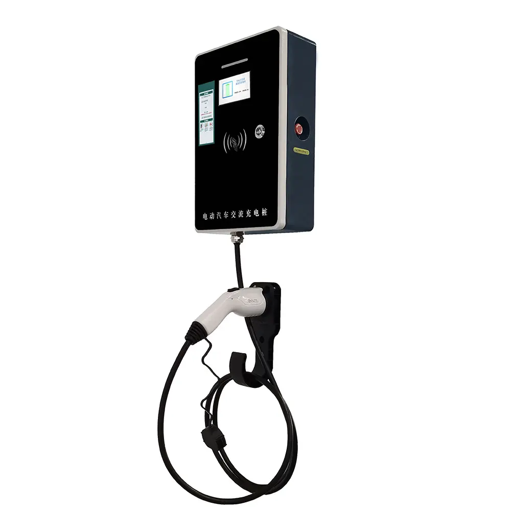 Wall-mounted Type2 7KW EV Charger AC Charing Station For Home