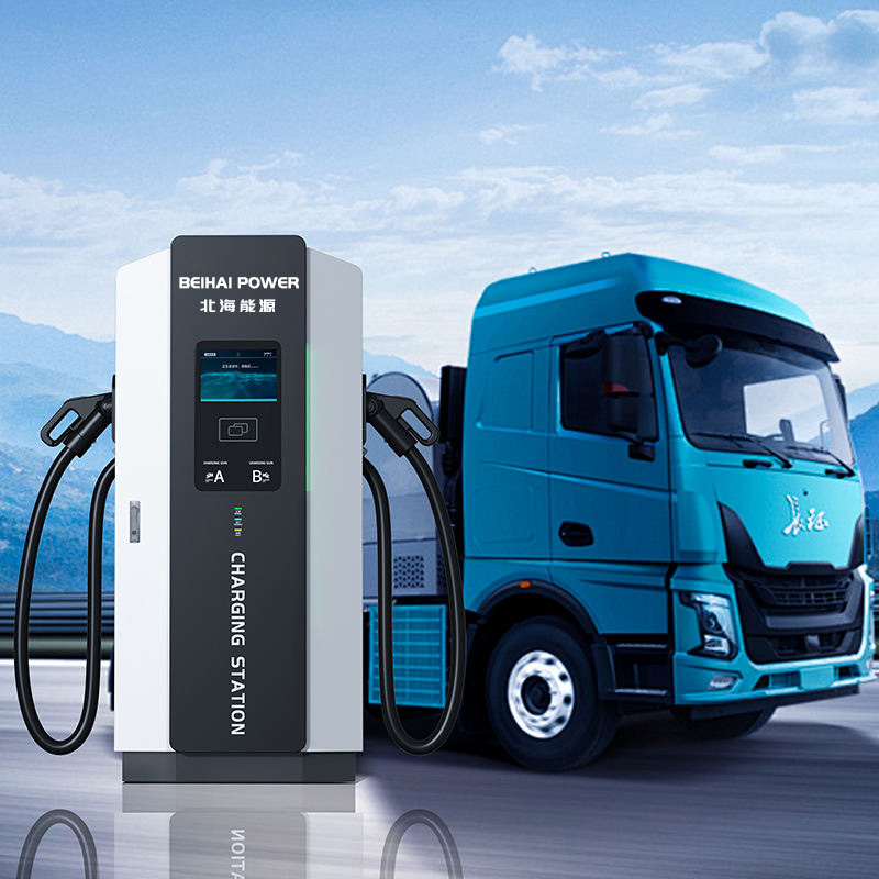 High Power 180KW 240KW E-Truck E-Bus Electric Vehicle Charging Station Integrated Model EV Charging Station CCS2+GB/T Dual Gun Electric Car Charger