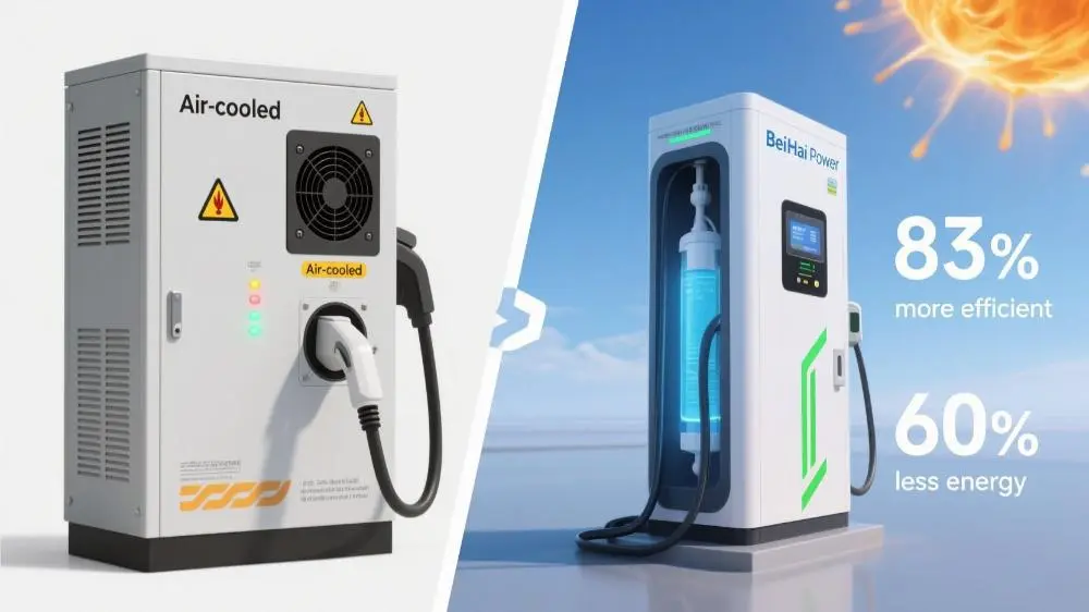 Will the charging pile be “heatstroke” under high temperature exposure? Liquid cooling black technology makes charging more secure this summer!