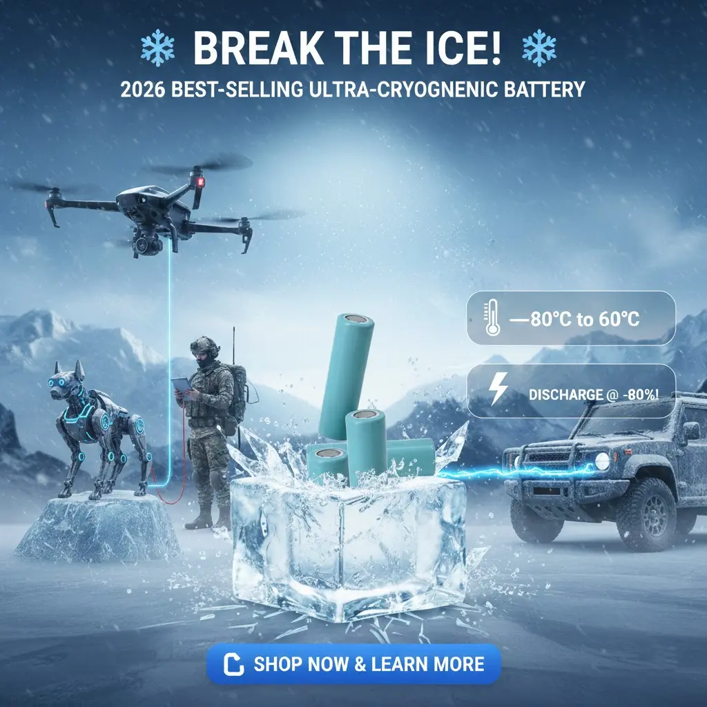 -80° C to 60° C Operating18650 Ultra-Cryogenic Lithium Battery Cell 3.5V 3500mah Ultra-Low Temp Cylindrical Battery for Automotive Start-Stop