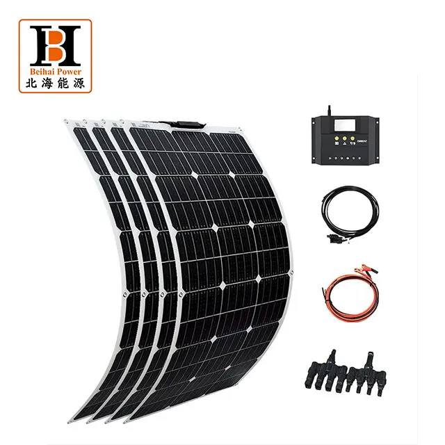 Monocrystalline Bifacial Flexible Solar Panel 335W Half Cell Solar Panel