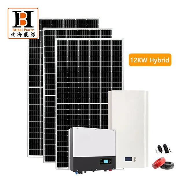 Hybrid 3kw 5kw 8kw 10kw Solar Power System Solar Generator for Home Use Solar System